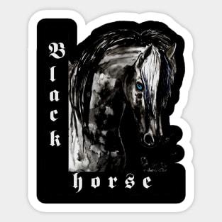 black horse Sticker